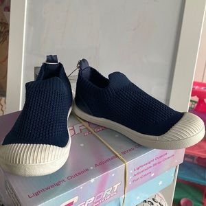 Blue & White Cat & Jack Shoes Toddler Size 11 NWT